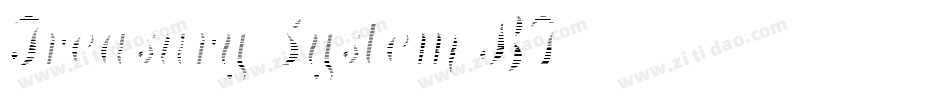 Treasury System BF字体转换